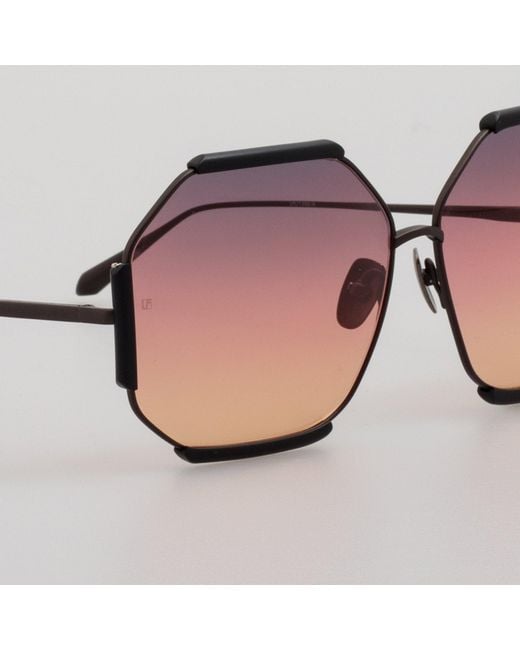Linda Farrow Brown Margot Sunglasses