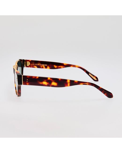 Linda Farrow Blue Marcel Sunglasses