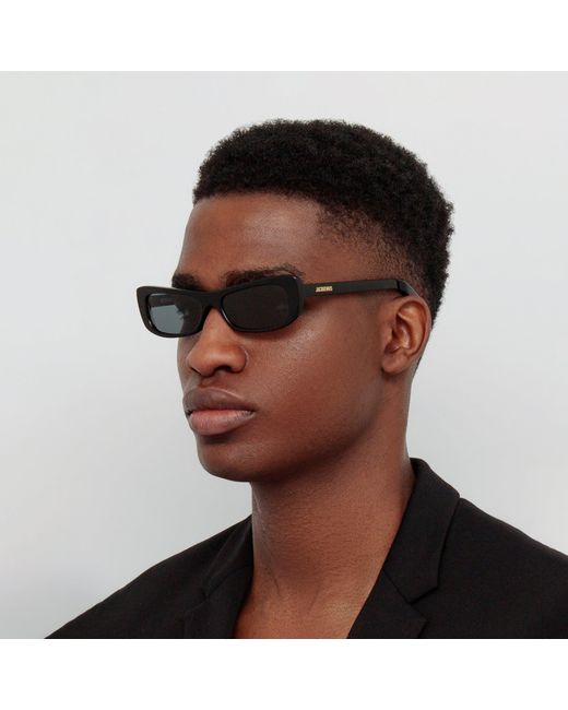 Jacquemus Blue Capri Rectangular Sunglasses