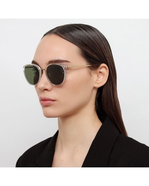 Linda Farrow Brown Men's Calthorpe Sunglasses for men