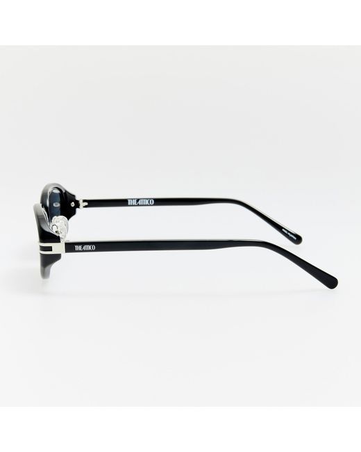 The Attico Brown Ambra Oval Sunglasses