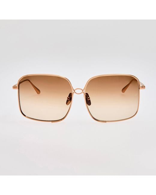 Linda Farrow Brown Genevieve Sunglasses