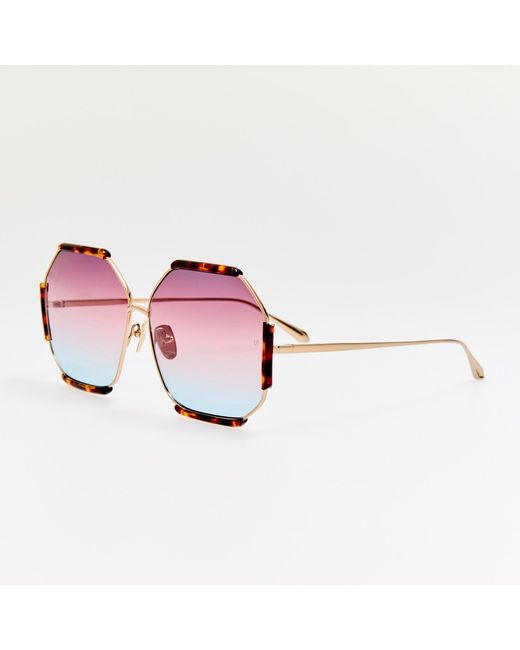 Linda Farrow Pink Margot Sunglasses