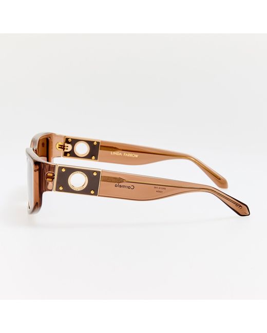 Linda Farrow Brown Carmela Sunglasses