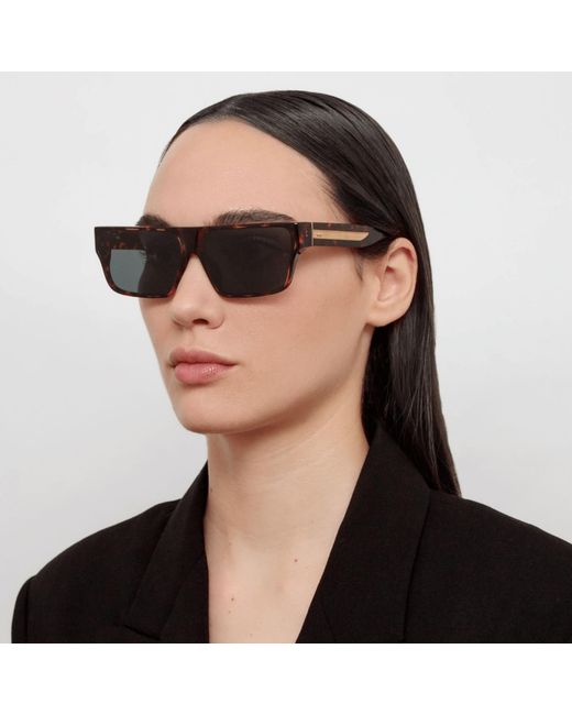 Linda Farrow Black Men's Brady Sunglasses