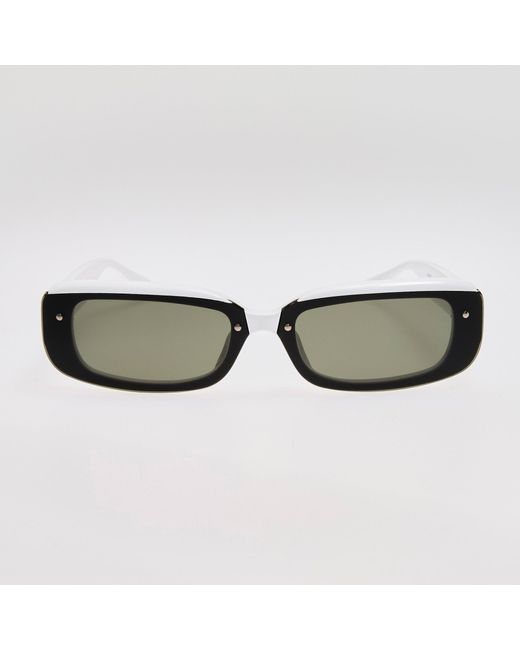 Linda Farrow Brown Flick Sunglasses