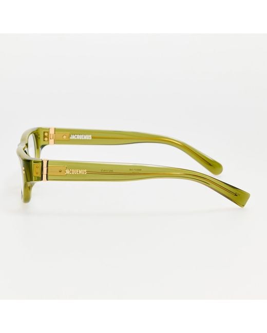 Jacquemus Brown Rio Optical Green