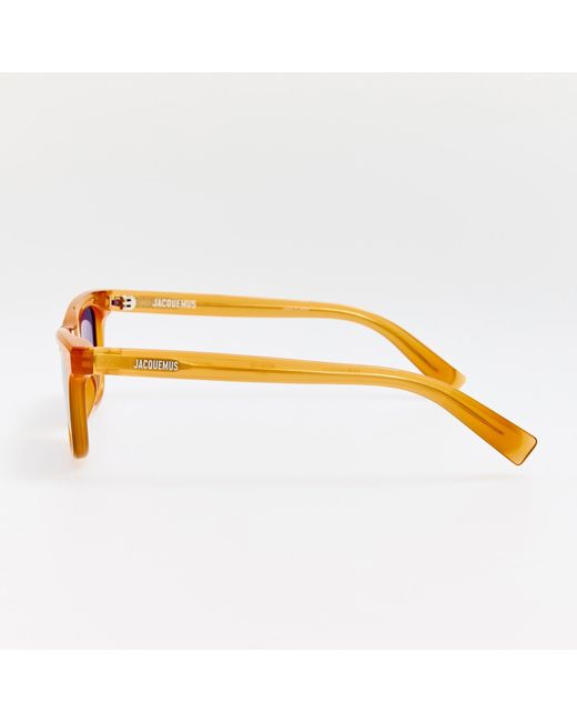 Jacquemus Blue Pilotis Sunglasses