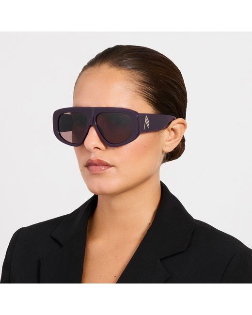The Attico Purple Milano Sunglasses