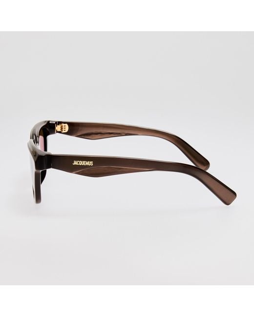 Jacquemus Brown Carre Sunglasses