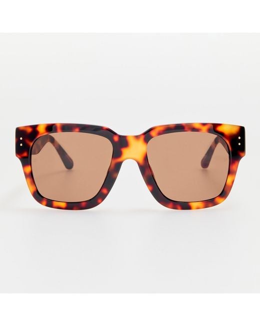 Linda Farrow Brown The Amber | Sunglasses