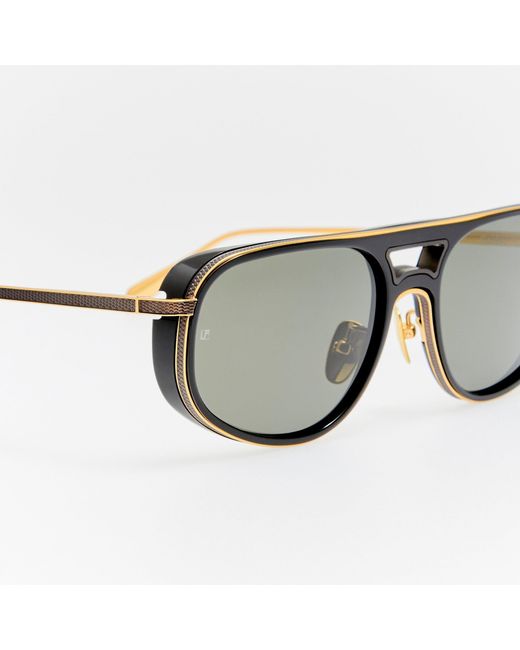 Linda Farrow Brown Calder Sunglasses