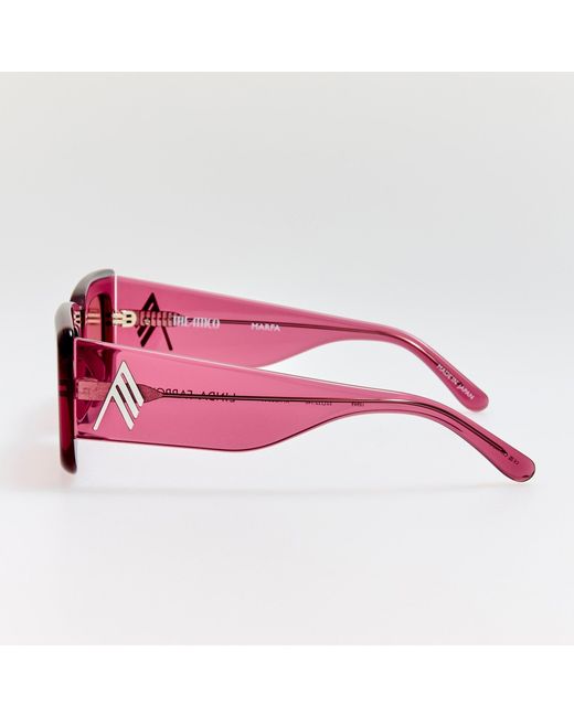 The Attico Pink Marfa Sunglasses