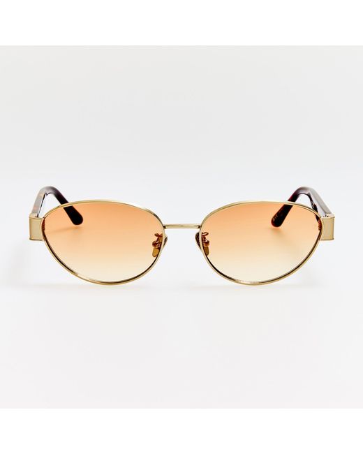Linda Farrow Brown Sheri Sunglasses
