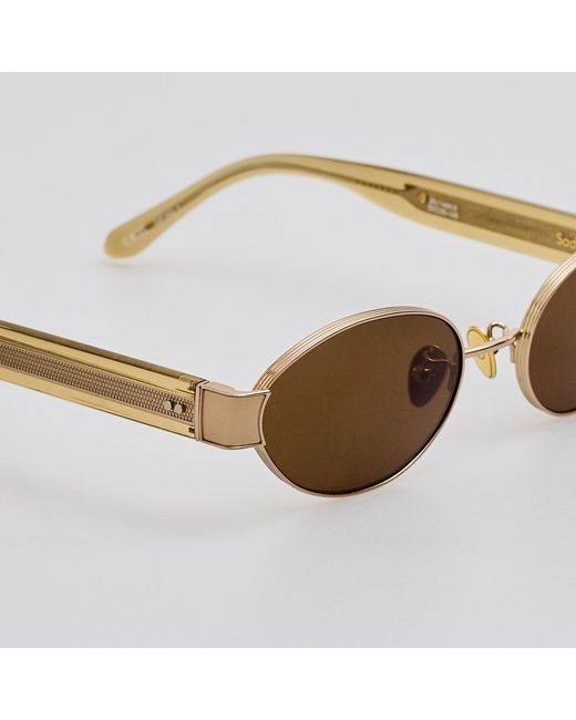 Linda Farrow Brown Sadie Sunglasses