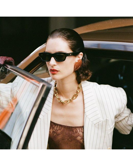 Linda Farrow Brown Clara Sunglasses