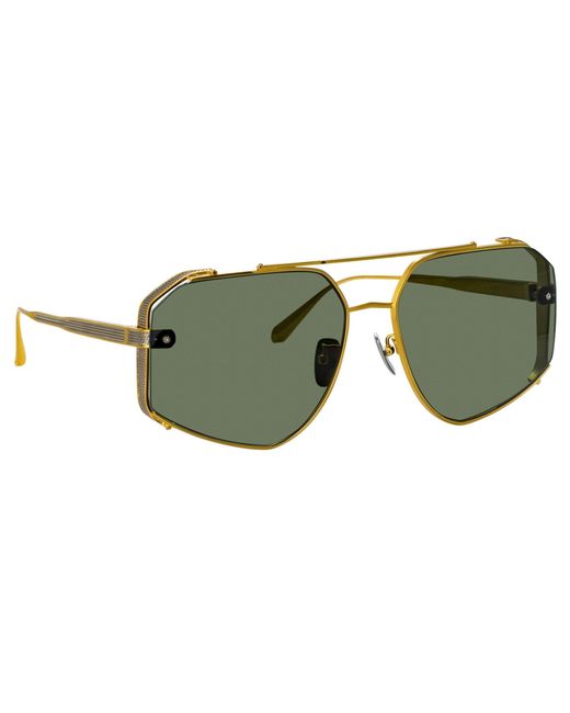 Linda Farrow Black Amar Sunglasses