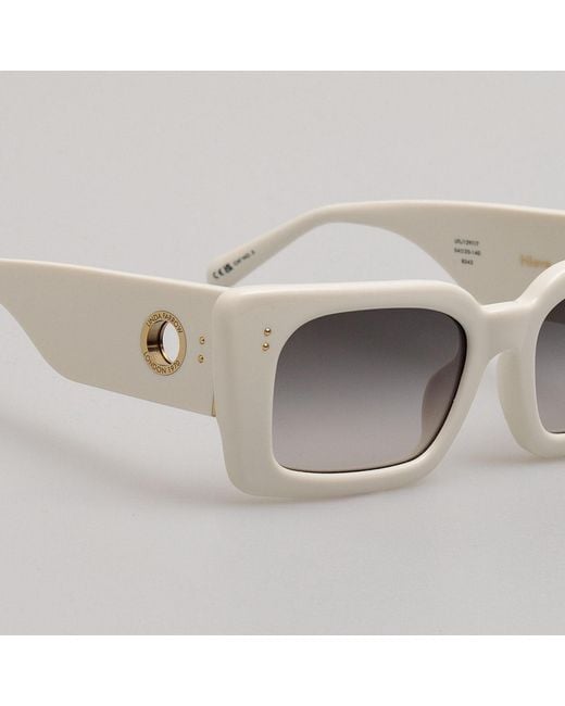 Linda Farrow Black Nieve Sunglasses