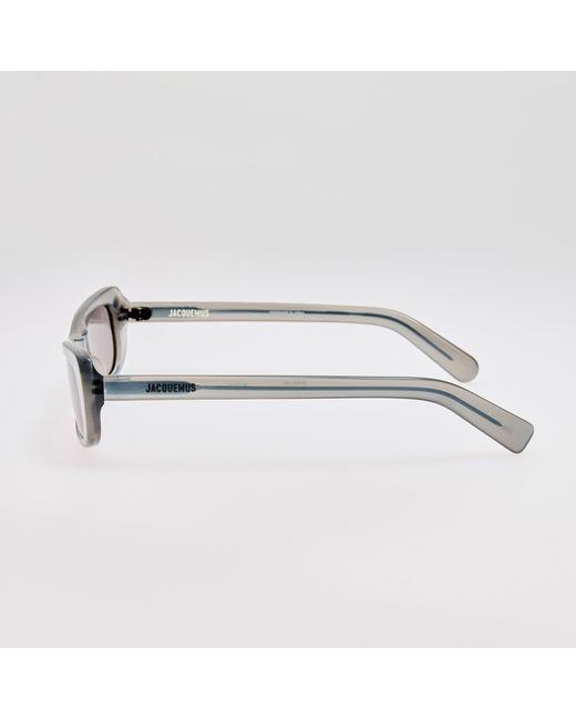 Jacquemus Gray Capri Rectangular Sunglasses