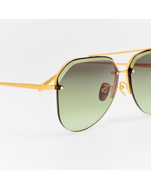 Linda Farrow Brown Quynh Sunglasses