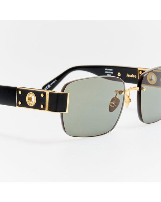 Linda Farrow Brown Jessica Sunglasses