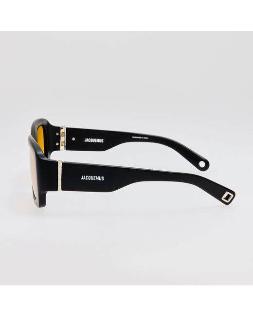 Jacquemus Brown Croisiere Rectangular Sunglasses