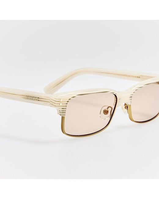 Jacquemus Brown Gardian Sunglasses