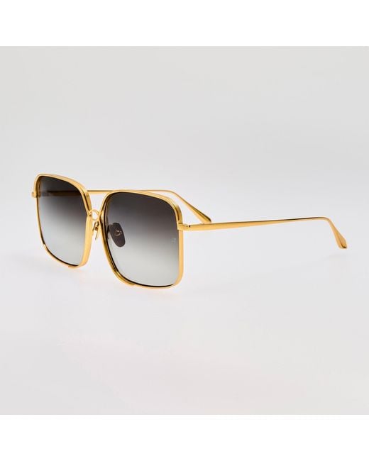 Linda Farrow Brown Genevieve Sunglasses