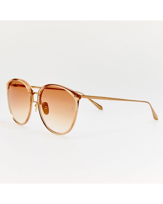 Linda Farrow Brown Kings Sunglasses