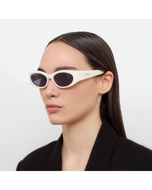 Jacquemus Blue Ovalo Oval Sunglasses
