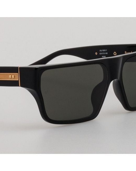Linda Farrow Black Brady Sunglasses