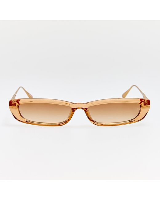 Linda Farrow Brown Darya Sunglasses
