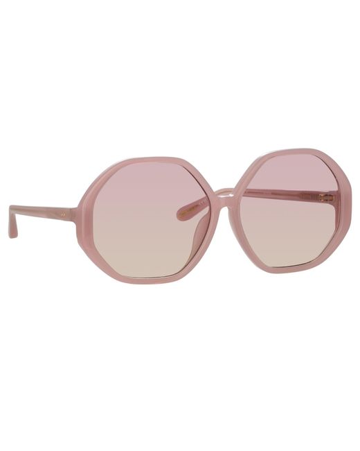 Linda Farrow Pink Paloma Sunglasses