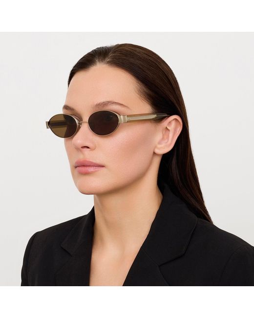 Linda Farrow Brown Sadie Sunglasses