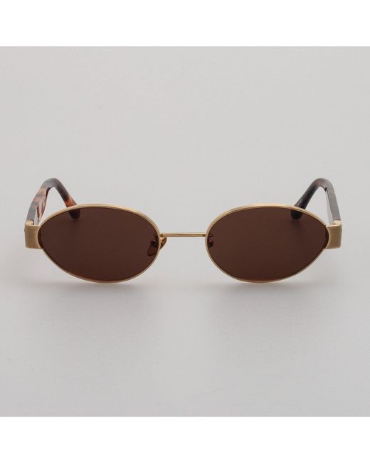 Linda Farrow Brown Men's Sadie Sunglasses