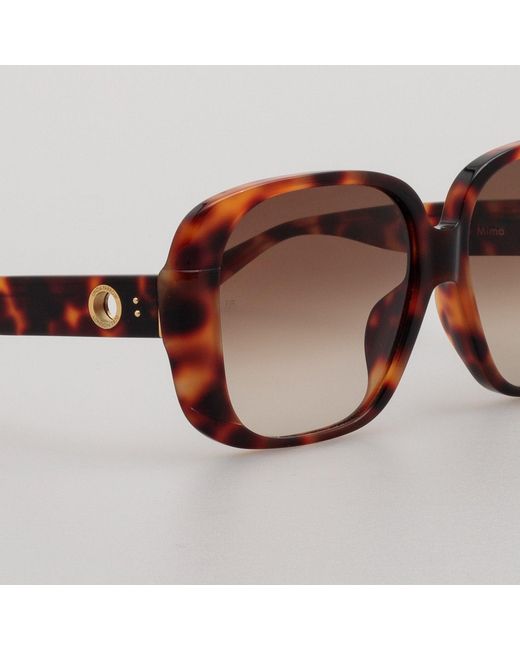 Linda Farrow Brown Mima Sunglasses