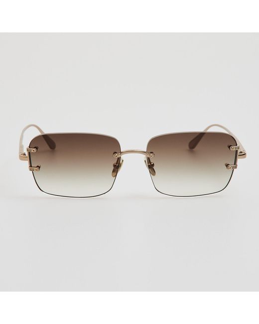 Linda Farrow Black Sasha Sunglasses