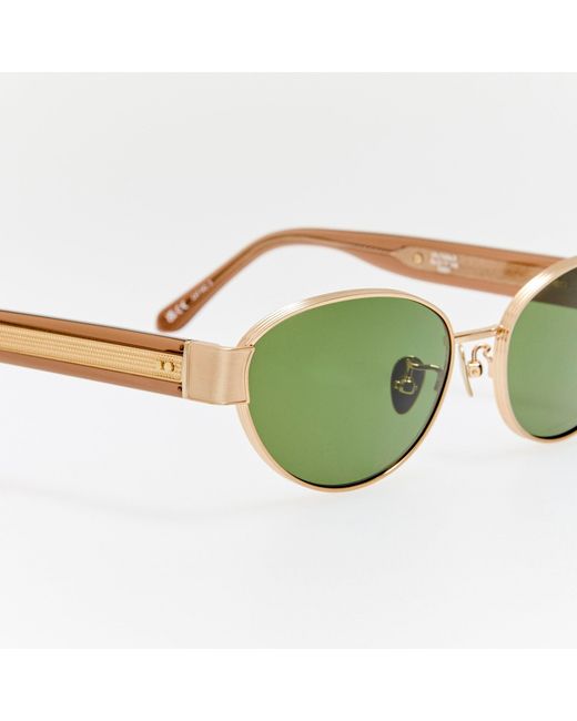 Linda Farrow Green Sheri Sunglasses