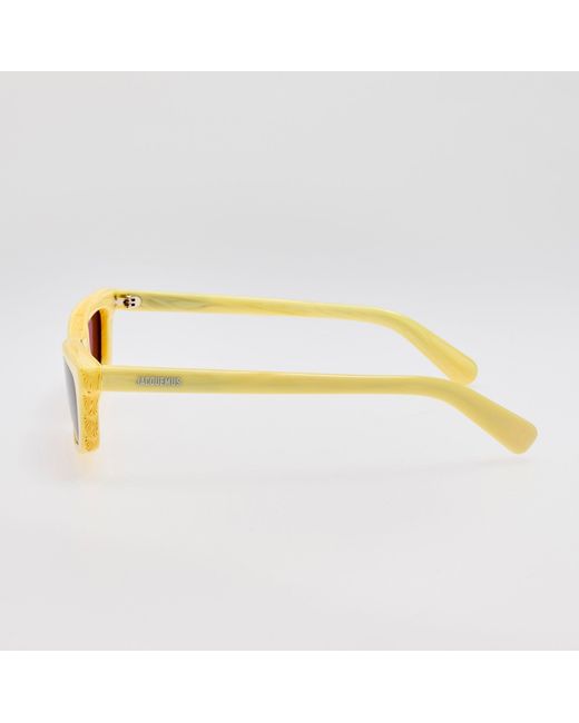 Jacquemus Brown Trapezi Sunglasses