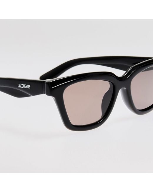 Jacquemus Brown Carre Sunglasses