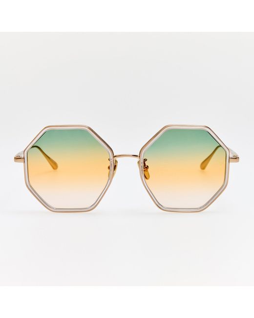 Linda Farrow Brown Coraline Sunglasses