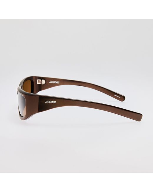 Jacquemus Brown Aero Sunglasses
