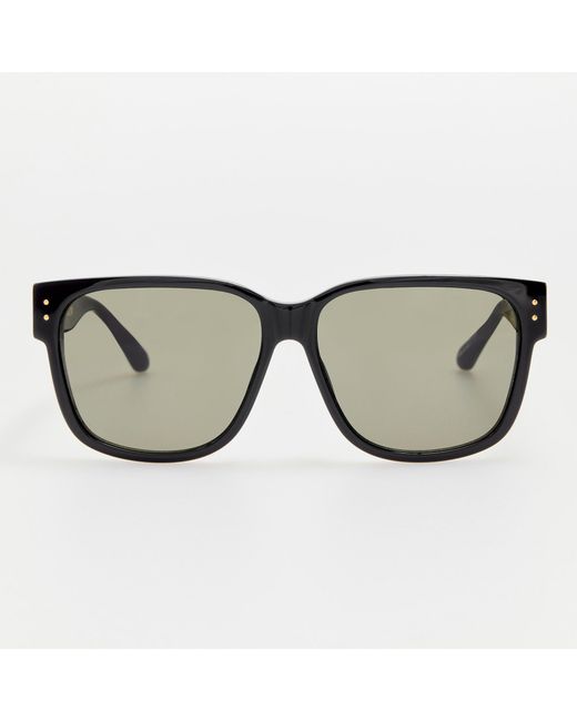 Linda Farrow Black Perry Sunglasses