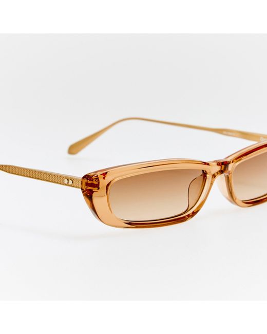 Linda Farrow Brown Darya Sunglasses