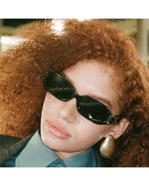 Linda Farrow Brown Laura Sunglasses