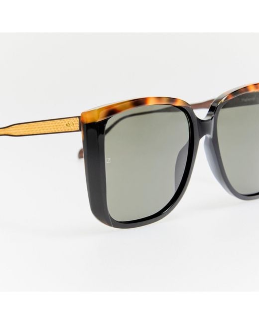 Linda Farrow Brown Helena Sunglasses