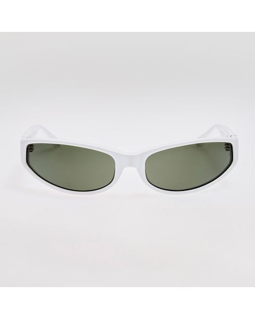 Linda Farrow Green Etain Sunglasses