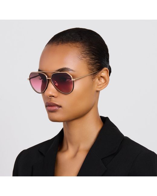 Linda Farrow Pink Bayer Sunglasses