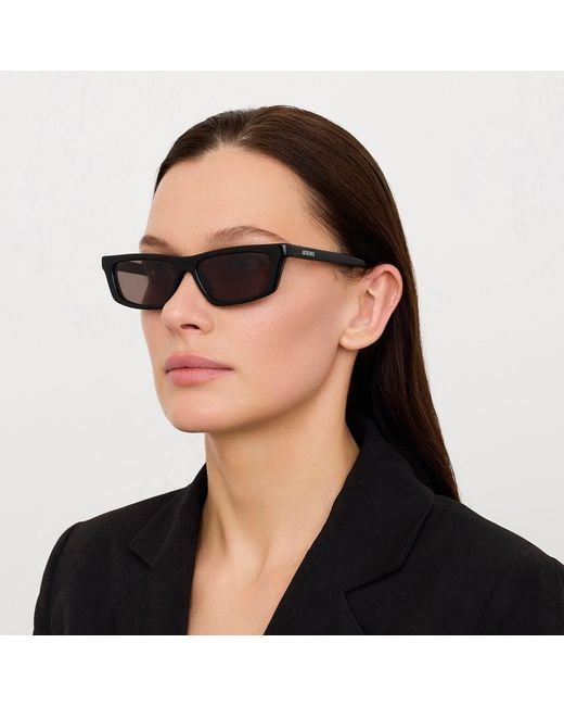 Jacquemus Brown Trapezi Sunglasses
