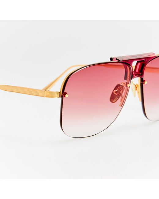 Linda Farrow Pink Skye Sunglasses
